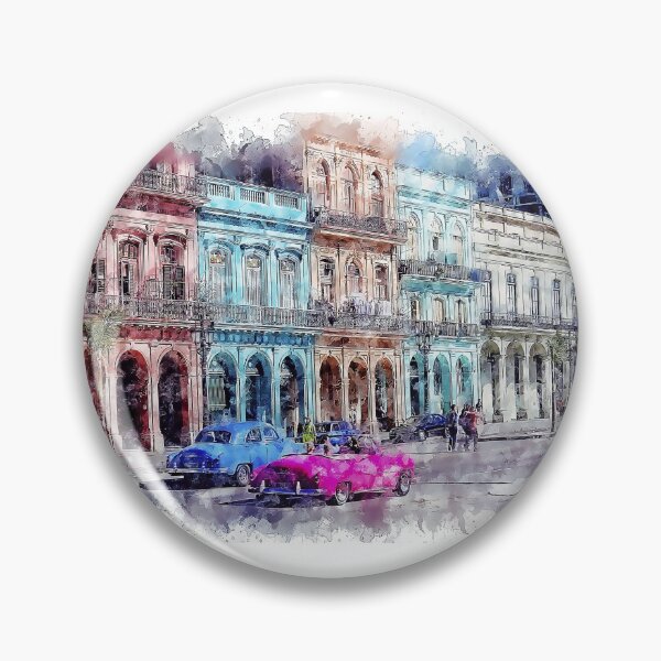 Item preview, Havana Cuba Watercolor  designed and sold by GabryNY.