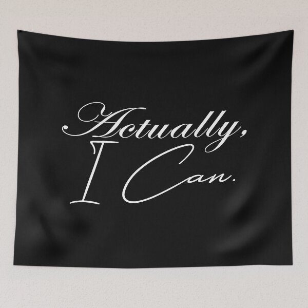 Item preview, Actually I Can, Feminist shirt, empowering shirt,  designed and sold by oussimakh.