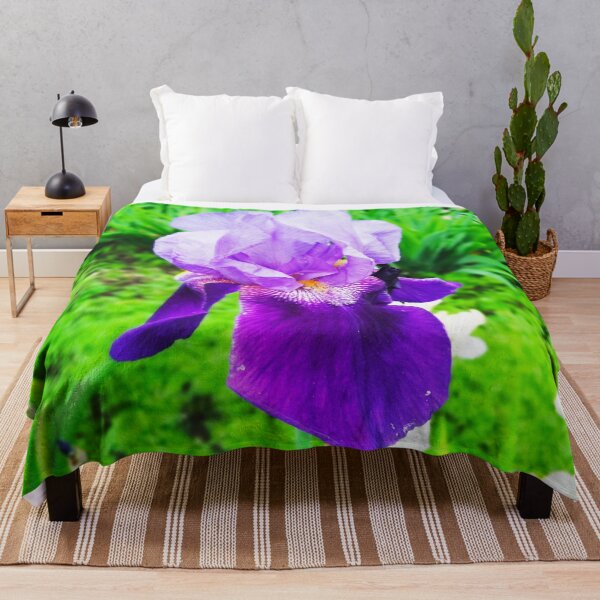 Item preview, Violet iris in blossom, natural perfection  designed and sold by helenkaiy.