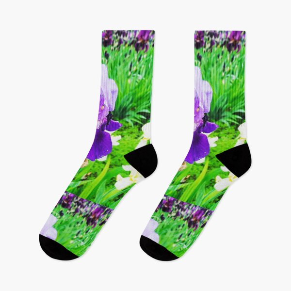 Item preview, Violet iris in blossom, natural perfection  designed and sold by helenkaiy.