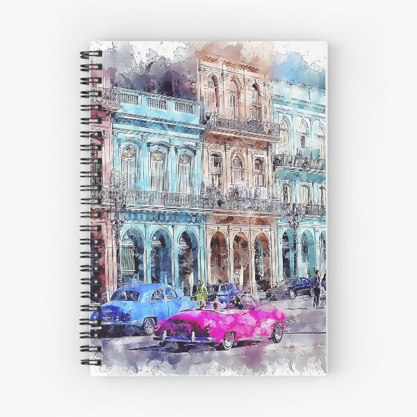 Artikelvorschau, Havanna Kuba Aquarell entworfen und verkauft von GabryNY.