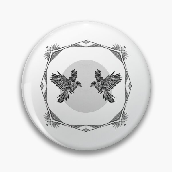 Item preview, Bird | Totem animal | Framing | White designed and sold by Betti-Wolf.