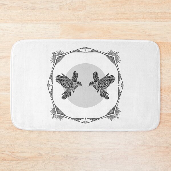 Item preview, Bird | Totem animal | Framing | White designed and sold by Betti-Wolf.