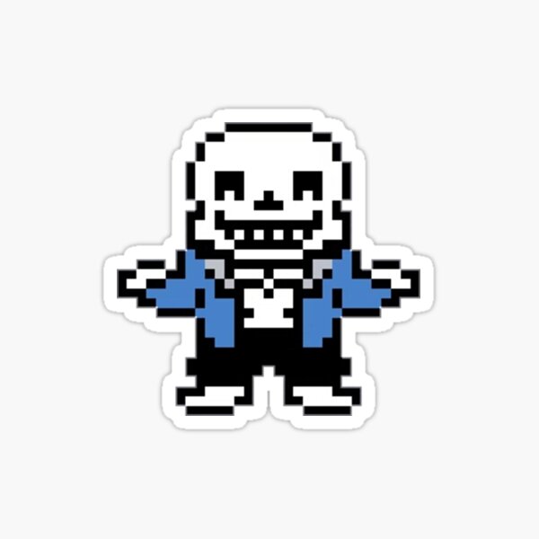 Undertale Sans Sticker for Sale by Constance Cartwright