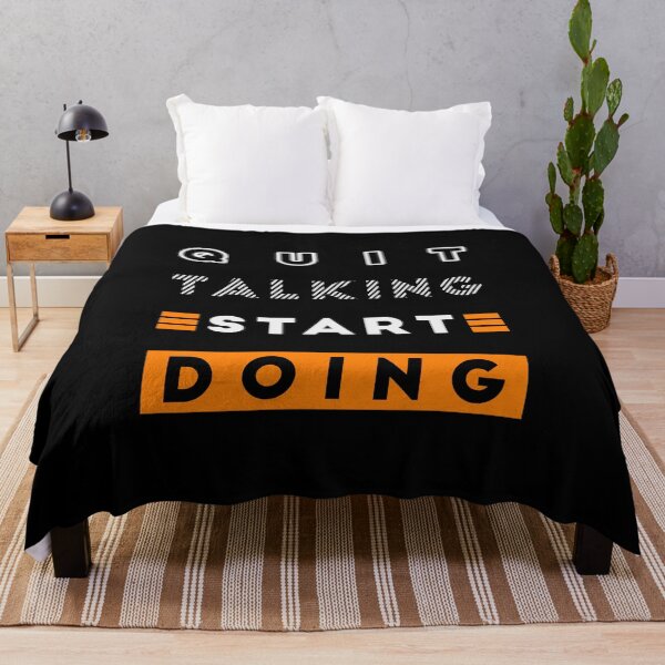 Item preview, Quit Talking Start Doing Inspiring quote designed and sold by ColorByAli.