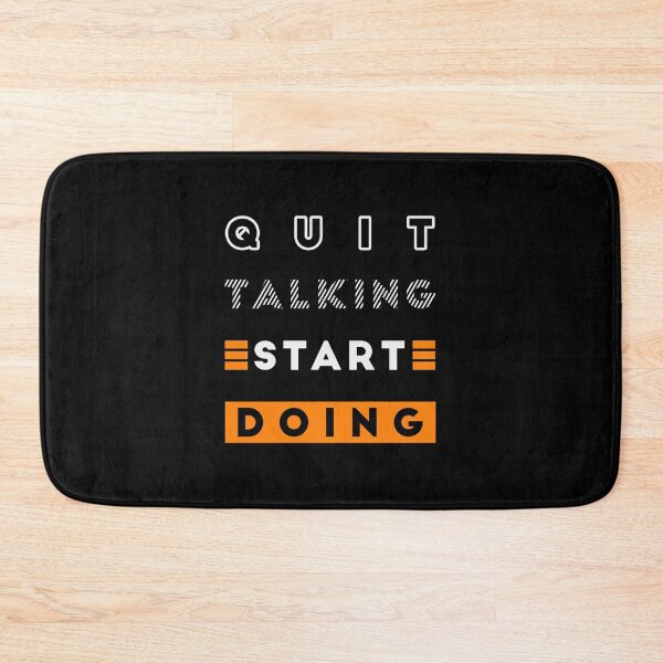 Item preview, Quit Talking Start Doing Inspiring quote designed and sold by ColorByAli.