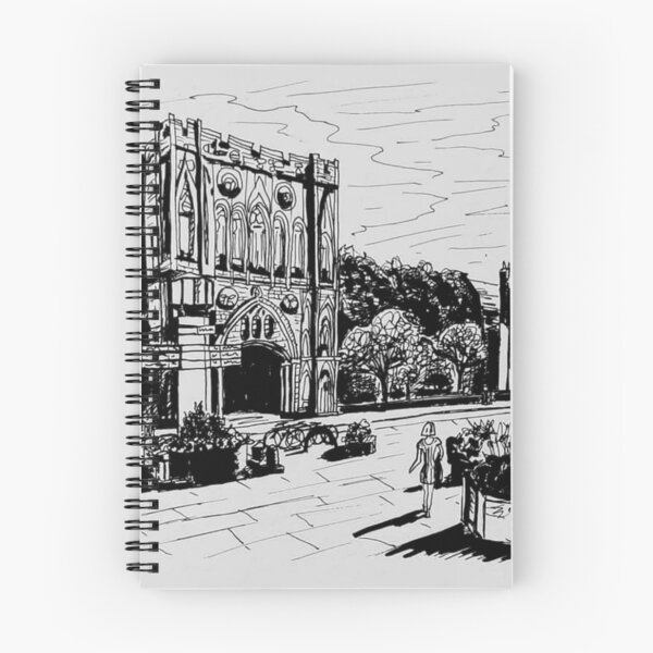 Item preview, Bury St Edmunds Abbey Gate Ink Sketch designed and sold by Tom Crittenden.