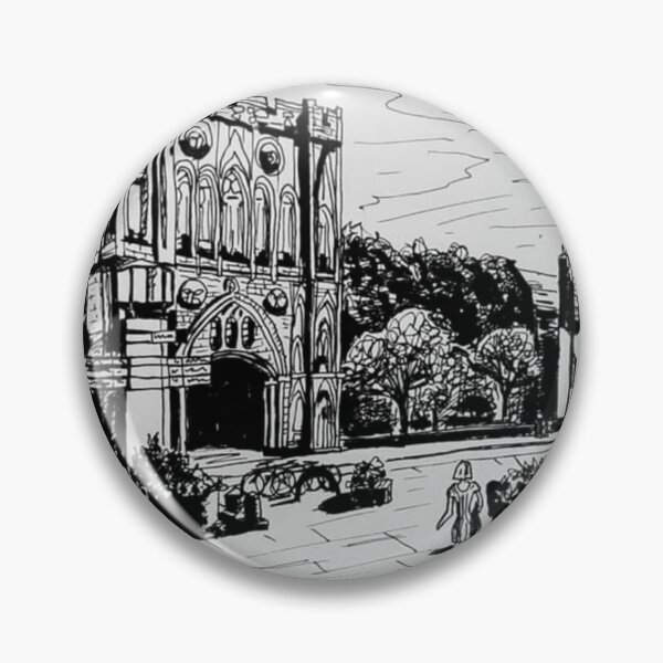 Item preview, Bury St Edmunds Abbey Gate Ink Sketch designed and sold by Tom Crittenden.