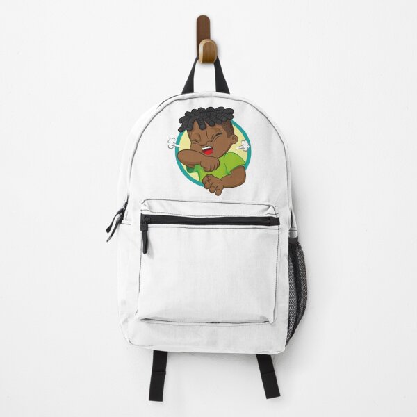 Item preview, Illustration Afro-descendant child with cough symptom. Ideal for health and institutional newsletters designed and sold by LucianoCosmo.