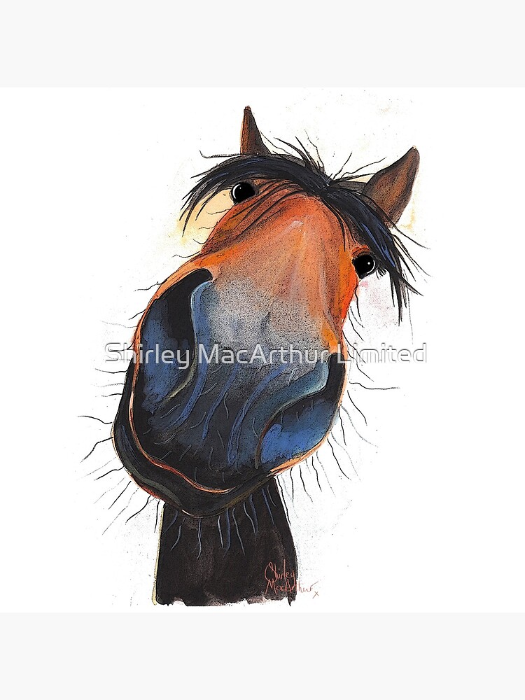 HORSE PRiNT 'HAPPY DAVE' BY SHIRLEY MACARTHUR by ShirleyMacA