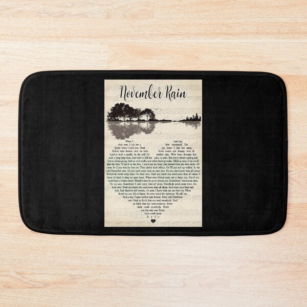 Item preview, November Rain Lyrics Guitar Lake designed and sold by Susanspy007.