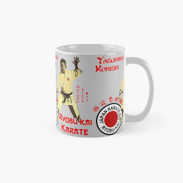 Item preview, Yasuhiro Konishi Sensei - JKR Shindo Jinen Ryu Karate designed and sold by Zanshin-Art.