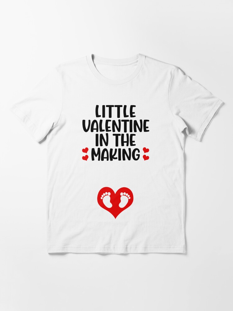 Women's Maternity Tops Valentine's Day Cute Announcement Pregnancy Shirt |  Essential T-Shirt