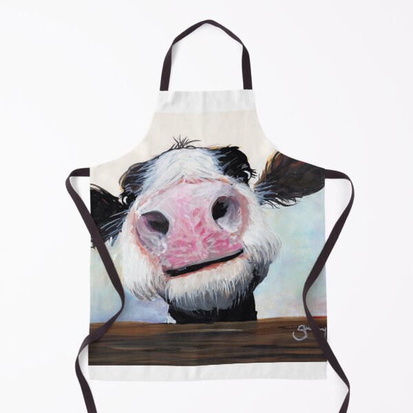 Item preview, NOSEY COW 'HEY! HOW'S IT GOIN'?' BY SHIRLEY MACARTHUR designed and sold by Shirley MacArthur Art.