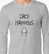 Cake Happens Long Sleeve T-Shirt