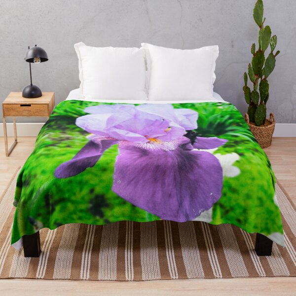 Item preview, Violet iris in blossom, natural perfection  designed and sold by helenkaiy.
