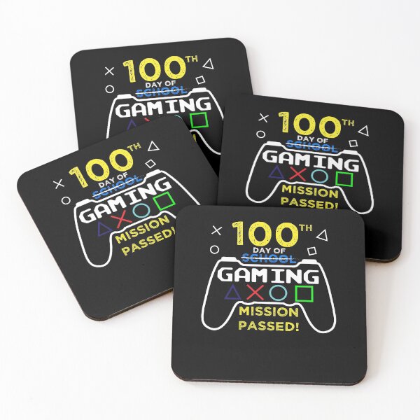 Item preview, Happy 100th Day Of School 2021 Funny Gaming Gift designed and sold by Nour El Islam Djemai.