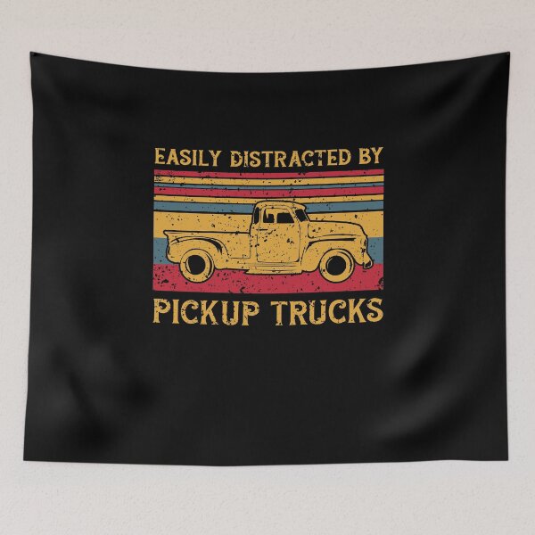 Item preview, Easily Distracted by Old Pickup Trucks designed and sold by sesa10.