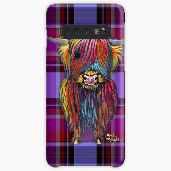 SCoTTiSH HiGHLaND CoW ' TaRTaN BRaVeHeaRT ' by SHiRLeY MacARTHuR Samsung Galaxy Snap Case