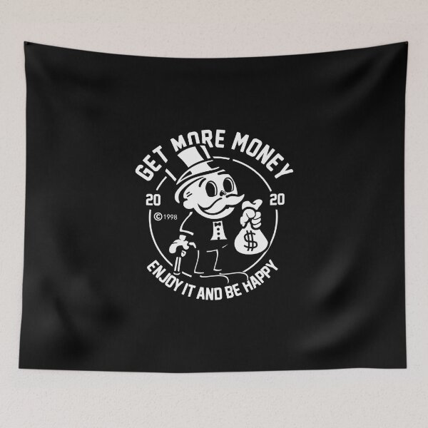 Item preview, Get More Money, funny saying, cool gift idea, fun designed and sold by ThommyBLN.