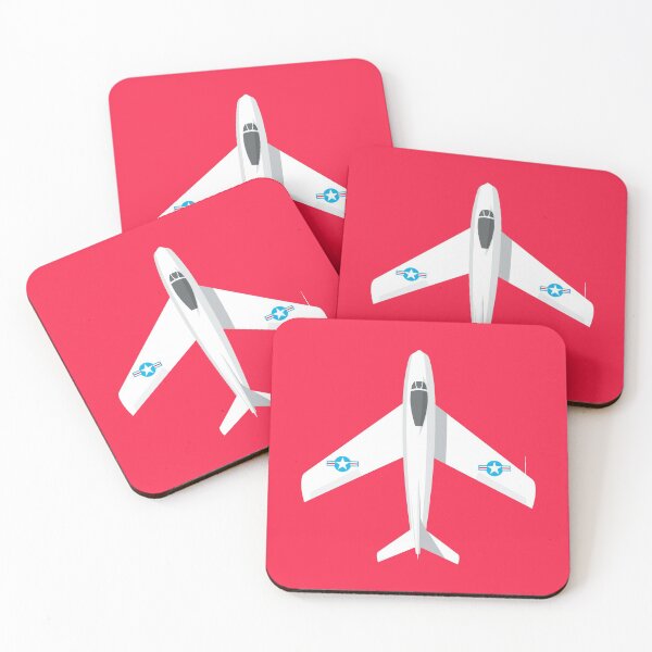 Item preview, F-86 Jet Fighter Aircraft - Crimson designed and sold by VoodooCircus.
