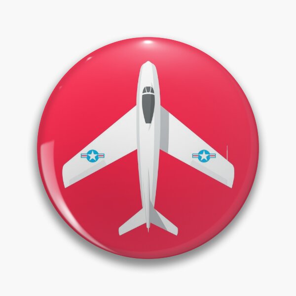 Item preview, F-86 Jet Fighter Aircraft - Crimson designed and sold by VoodooCircus.