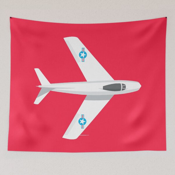 Item preview, F-86 Jet Fighter Aircraft - Crimson designed and sold by VoodooCircus.