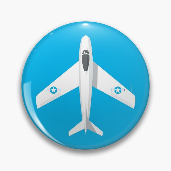 Item preview, F-86 Jet Fighter Aircraft - Cyan designed and sold by VoodooCircus.