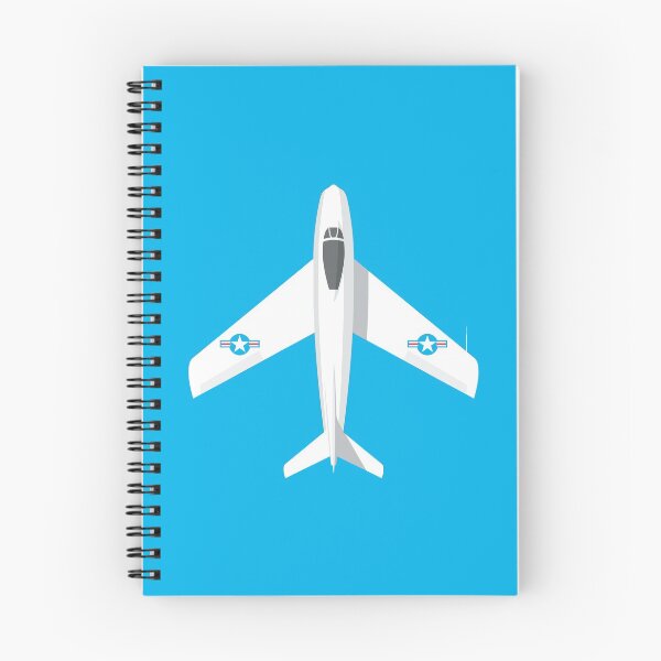 Aperçu de l'œuvre F-86 Jet Fighter Aircraft - Cyan créée et vendue par VoodooCircus.