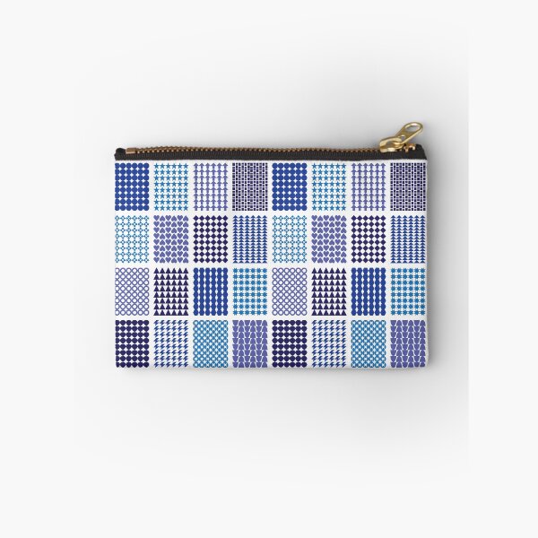 Item preview, Graphic Block Pattern Blue Purple designed and sold by STUDIO-72.