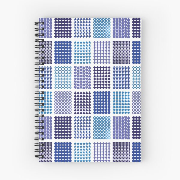 Item preview, Graphic Block Pattern Blue Purple designed and sold by STUDIO-72.