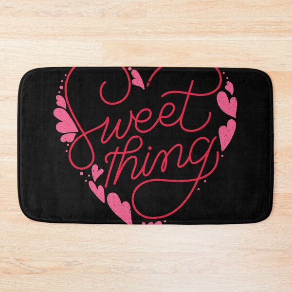 Item preview, Sweet thing quote typography black background  designed and sold by vishkhatri.