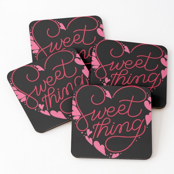 Item preview, Sweet thing quote typography black background  designed and sold by vishkhatri.