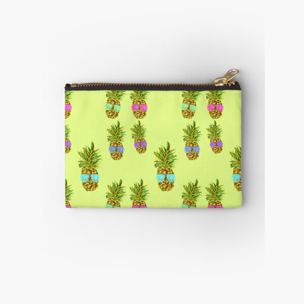 Item preview, funny pineapple faces with sunglasses sticker pack designed and sold by vibeno1.
