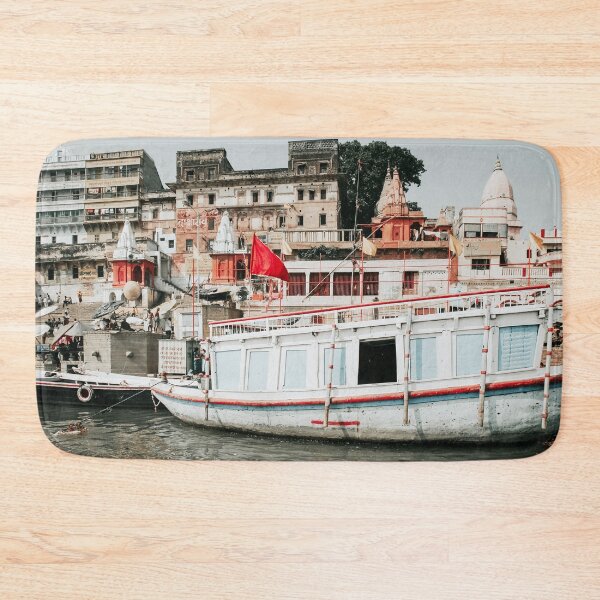 Item preview, Varanasi, boat in river Ganges, India designed and sold by Melissa Peltenburg.