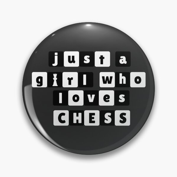 Item preview, Just a girl who loves chess designed and sold by mayamay0.