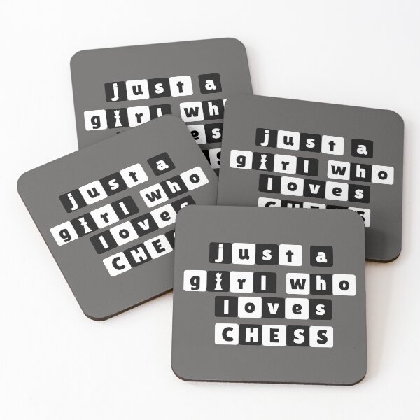 Item preview, Just a girl who loves chess designed and sold by mayamay0.