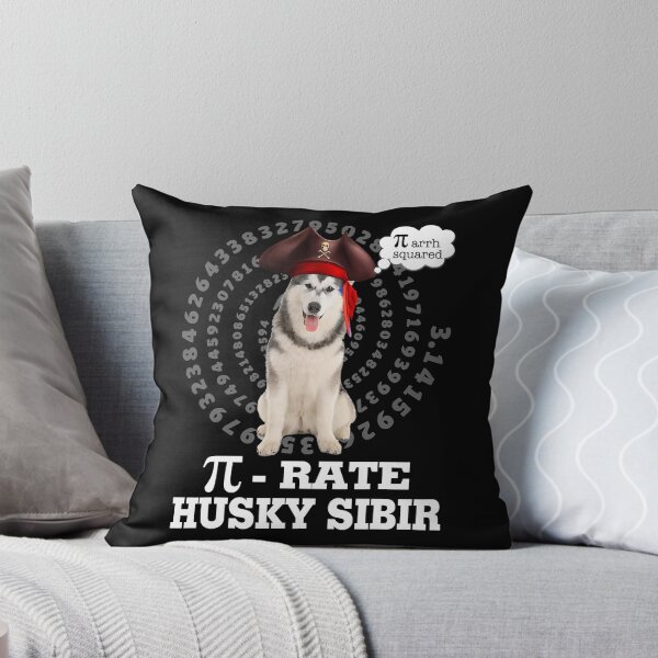 Item preview, Husky Sibir Dog Pirate Costume Pi Day designed and sold by JamesClarke84.