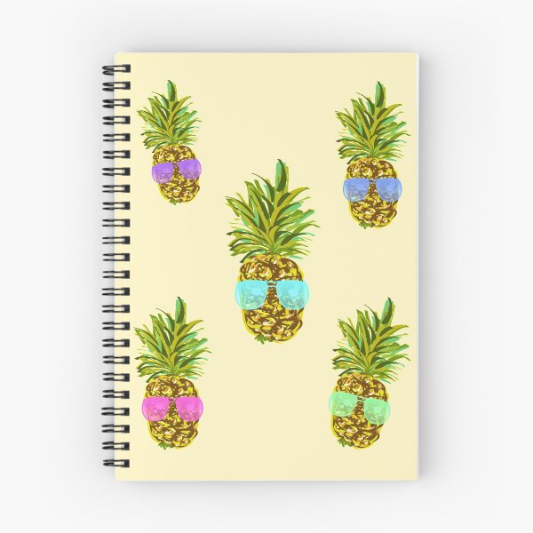 Item preview, funny pineapple faces with sunglasses sticker pack designed and sold by vibeno1.