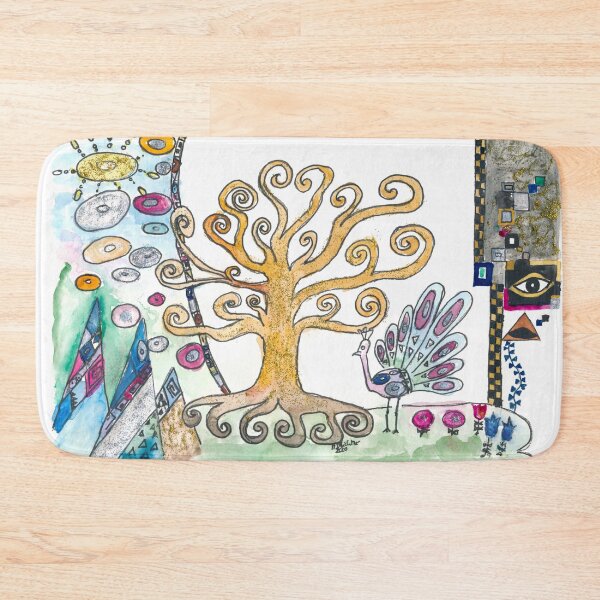 Item preview, Klimt inspired Golden Tree of Life in Eternal Spring designed and sold by artshop77.