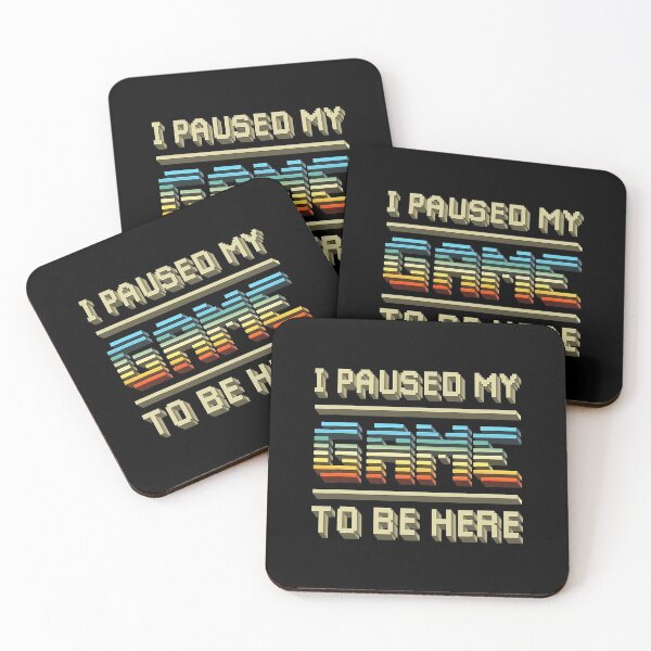 Item preview, I Paused My Game To Be Here Retro Vintage Video Gamer designed and sold by JamesClarke84.