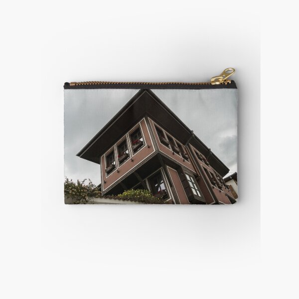 Item preview, Old Town Plovdiv - Classic Oriel Windows in Moody Brown and Silver designed and sold by Georgia Mizuleva.