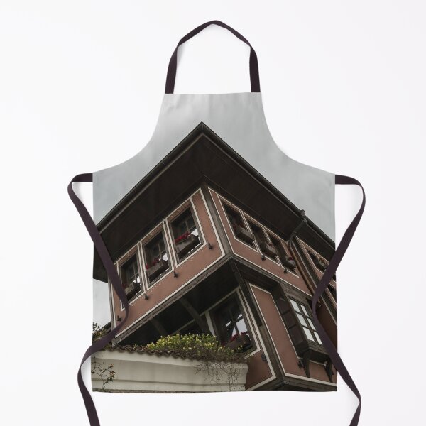 Item preview, Old Town Plovdiv - Classic Oriel Windows in Moody Brown and Silver designed and sold by Georgia Mizuleva.
