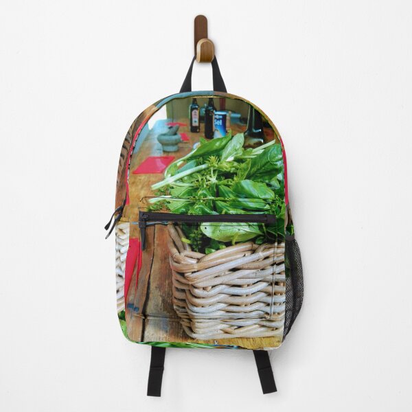 Item preview, Kitchen Scene With Basil Leaves designed and sold by hajarsdeco.
