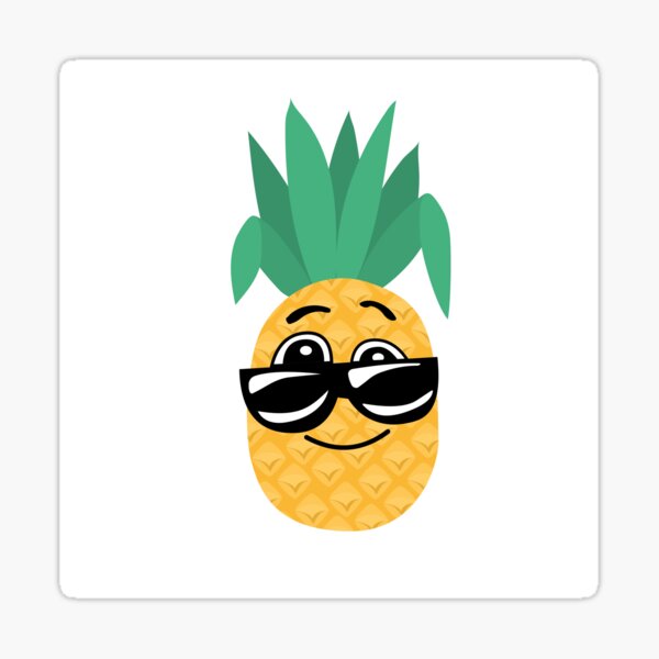 Funny pineapple Sticker