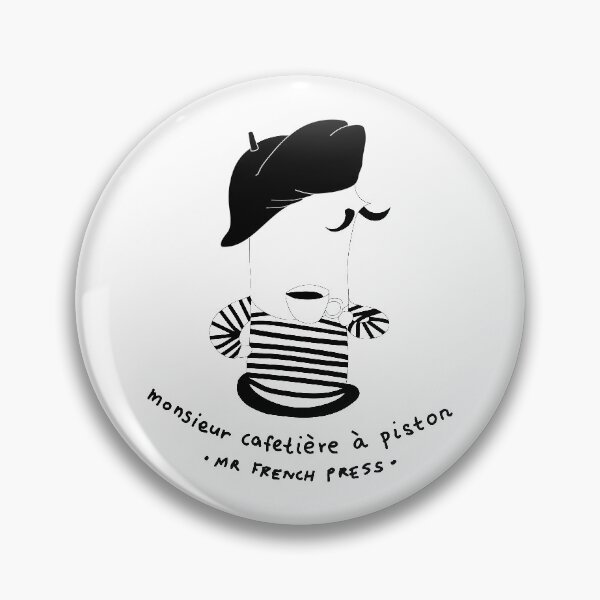 Item preview, Self Drinking French Press Coffee Illustration  designed and sold by NikolaT23.