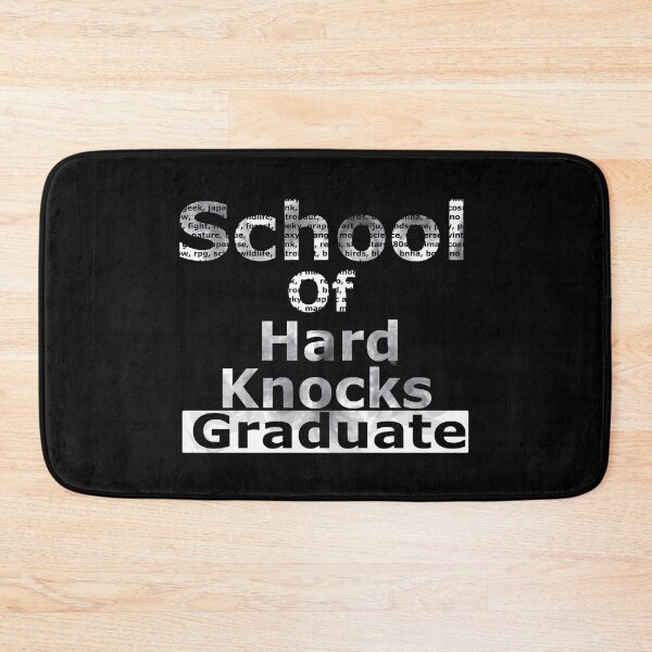 Item preview, School of Hard Knocks Alumni Life Funny Humor Graduation T-Shirt designed and sold by younessderkaoui.