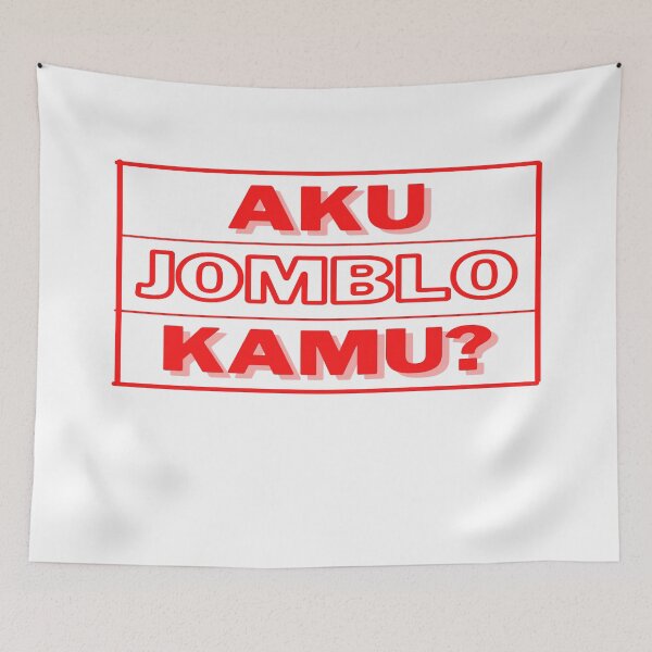 Item preview, AKU JOMBLO KAMU? designed and sold by OliDesigns.