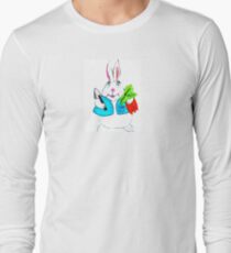 OASTER BUNNY LIEBT KAROTTEN Langarmshirt