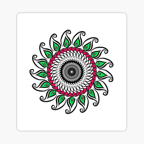 Floral Nish's Sticker